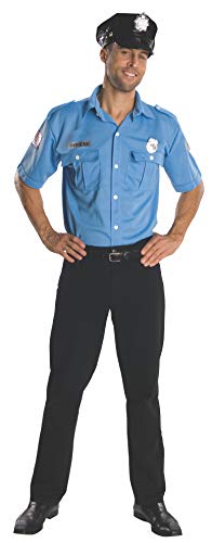 Rubie's Costume Heroes And Hombres Adult Police Officer Shirt And Hat