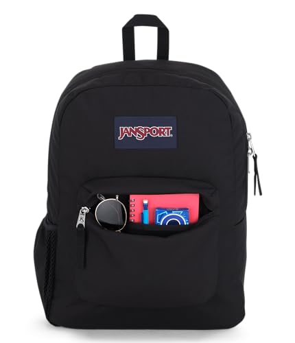 JanSport Cross Town Backpack 17" x 12.5" x 6" - Simple Bag for Everyone with 1 Main Compartment, Front Utility Pocket - Pr...