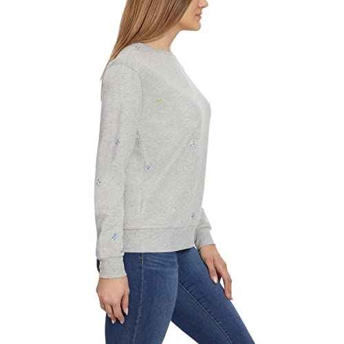 Gloria Vanderbilt Ladies' Embroidered Crewneck Long Sleeve Pullover