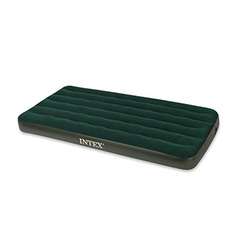 Intex Prestige Downy Airbed Kit with Hand Held Battery Pump, Twin