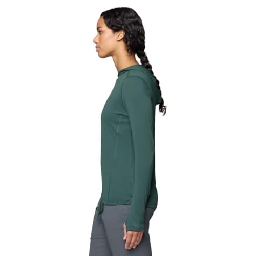 Mountain Hardwear Women's Crater Lake Long Sleeve Hoody for Hiking, Camping, Backpacking, and Casual Wear