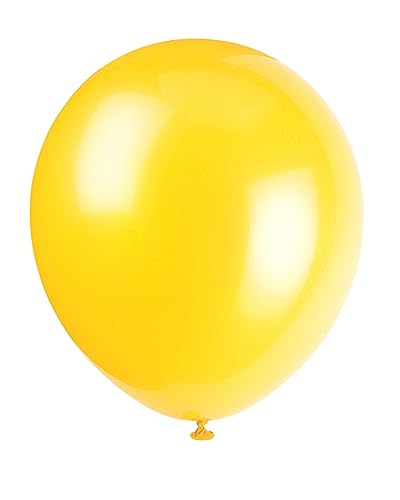 Yellow Latex Balloons, 12" (10-Pack) - Premium-Quality & Vibrant Party Decorations, Perfect for Any Celebration