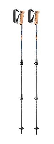 LEKI Legacy Lite Trekking Poles - Aluminum Collapsible Lightweight Walking Poles for Hiking