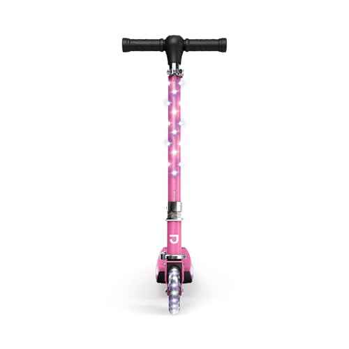Jetson Kids 2-Wheel Light-Up Kick Scooter, LED Lights on Handlebar, Stem, Wheels & Deck, Adjustable Handlebar, Rear Brake, Easy-Folding Mechanism, Ages 5+