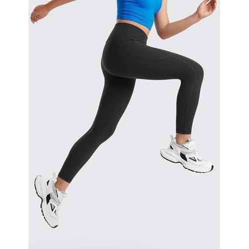 CRZ YOGA Girls Butterluxe Yoga Leggings with Pockets - Athletic Sports Casual Pants High Waist Tights Kids Teen