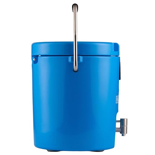 Insulated Beverage Dispenser for Hot Drinks - Hot Cocoa and Coffee - 2 Gallon with Stainless Steel Interior- Portable Spor...