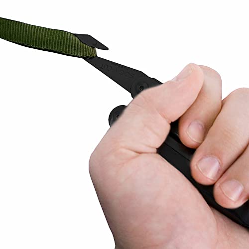 SOG Powerlock V-Cutter- Multi-Tool Pocket Utility Tool Set with 18 Specialty Tools for Heavy-Duty Field Use and Nylon Carr...
