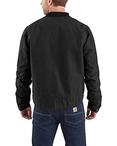 Carhartt Men's Relaxed Fit Duck Blanket-Lined Detroit Jacket