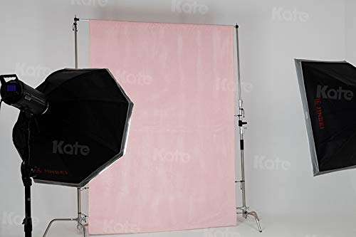 Kate 6ftX9ft Solid Light Pink Backdrop Portrait Photography Background for Photography Studio Children and Headshots Light...
