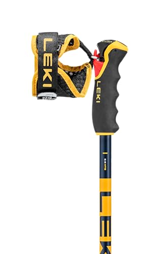 LEKI Spitfire Vario 3D Adjustable Lightweight Aluminum Ski Poles for Alpine & Backcountry Skiing
