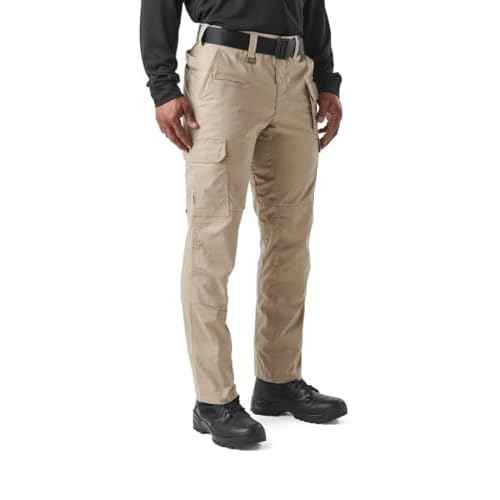5.11 Tactical Men's ABR Pro Pants, Straight Fit, 9 Pockets, Comfort Waist, Style 74512, Khaki (New), 44W x 32L