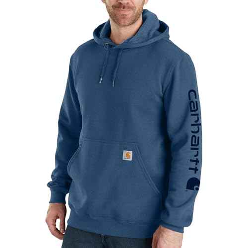 Carhartt Men's Loose Fit Midweight Logo Sleeve Graphic Sweatshirt