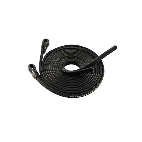 Weaver Leather Back in Split Reins, Black, Small