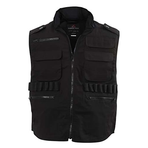 Rothco Ranger Vest (US, Alpha, 6X-Large, Regular, Regular, Black)