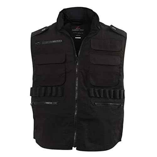 Rothco Ranger Vest (US, Alpha, X-Large, Regular, Regular, Black)
