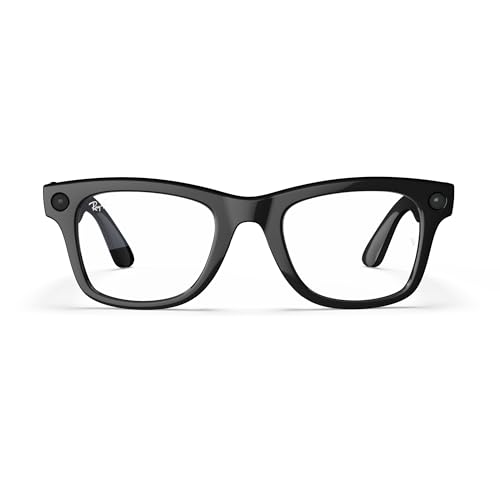 Ray-Ban Meta (Gen 1), Wayfarer, Large Shiny Black | Smart AI Glasses for Men, Women — 12 MP Camera, Open-Ear Speakers for ...
