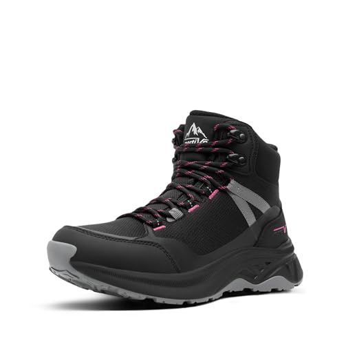 NORTIV 8 Women's Hiking Boots Waterproof Lightweight Outdoor Trekking Comfortable Non-Slip Backpacking Camping Ankle Boot ...