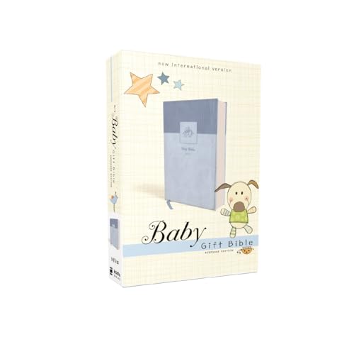 NIV, Baby Gift Bible, Holy Bible, Leathersoft, Blue, Red Letter, Comfort Print: Keepsake Edition