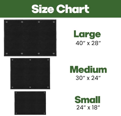 Tactical Patch Board (30" x 24") | Morale Patch Hanging Wall Panel Display Holder for Military, Army, Combat, Uniform, Mor...