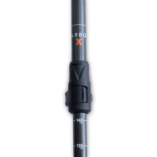 Argali Carbon X Trekking Poles, Charcoal Black