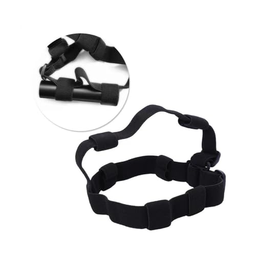 RecDec Headband Flashlight Holder Rechargeable Flashlights Headlamp Straps Adapter Converter with Triple Flashlights Holde...
