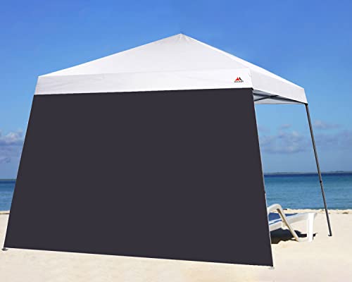 SCOCANOPY SideWall for 10x10ft Slant Leg Canopy Frame, 3 Pack SunWall Only (Black)