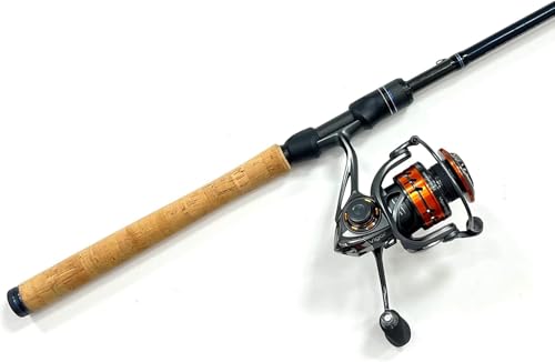 Cadence Fishing Combos with 10+1 Ideal Spinning Reel Bundle + 2PCS 6.6ft Lux Moderate Light Spinning Rod Perfect for Profe...