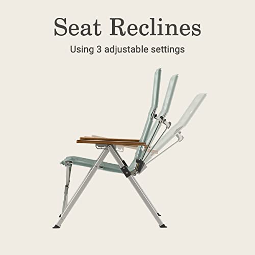 Coleman Living Collection Reclining Sling Chair, Lightweight Camp Chair with 3 Adjustable Reclining Positions, Premium Out...