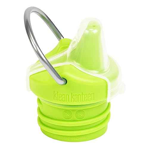 Klean Kanteen Classic Kid Sippy Cap - Lid Replacement for Kid Water Bottle - Easy Clean - Great for Outdoor Activities - BPA Free - Green