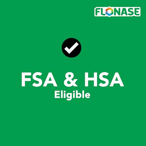 Flonase Allergy Relief Nasal Spray, 24 Hour Non Drowsy Allergy Medicine, Metered Nasal Spray - 72 Sprays - Fall and Seasonal Allergy Relief