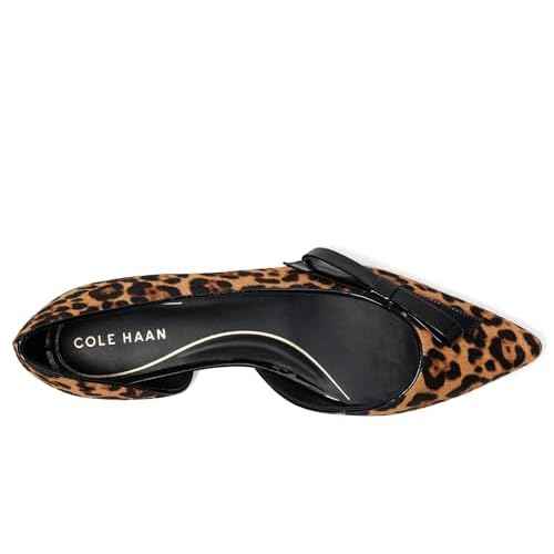 Cole Haan Women's Noella Bow Skimmer, Leopard Print, 8-B US