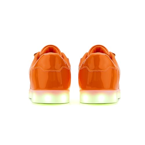 OEKLA Unisex LED Shoes - Fashion Light Up Sneakers, Breathable USB Charging Glowing Luminous LED Shoes for Men Women