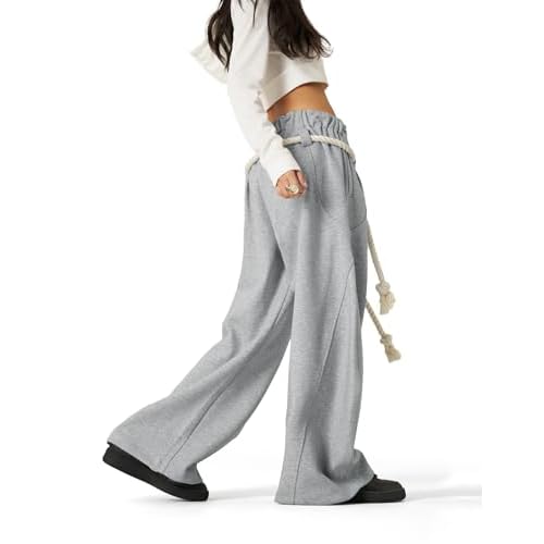 Aelfric Eden Super Baggy Barrel Sweatpants Wide Leg Pants for Women Men Casual Elastic Waist Unisex Lantern Trouser Pants