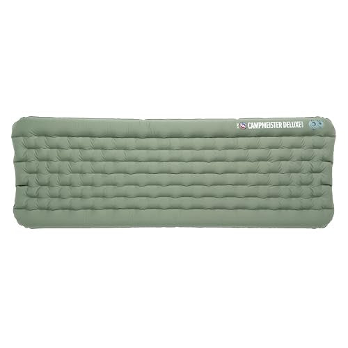 Big Agnes Campmeister Deluxe - Insulated Sleeping Pad, Ultralight Inflatable Mat For Camping, All Season Compact Backpacki...