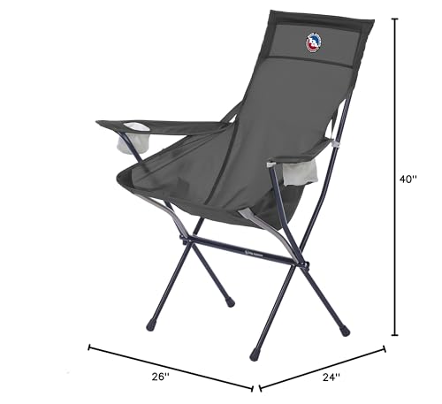 Big Agnes Big Six Armchair - Deluxe Comfort with Built-in Cup Holders | Tall Back, Wide Seat | Packable & Quick Setup | Li...