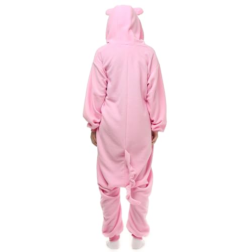 Wishliker Adult Onesie Animal Pajamas Halloween Cosplay Costumes Party Wear Blue