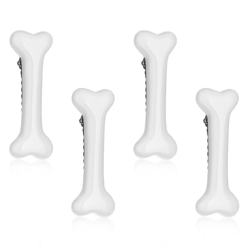 Mabor 4Pcs Bone Hair Clip White Bones Hairpins for Women Girls Hair Accessories for Halloween Cosplay Costume Party Daily ...