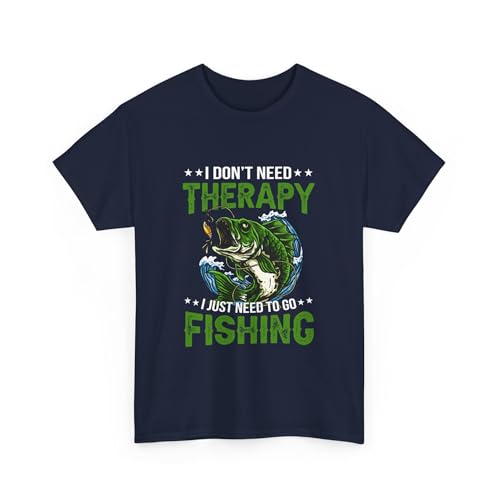 Fishing Therapy Tee - Unisex Heavy Cotton Shirt, Fisherman Gift, Outdoor Adventure Top, Fishing Lover Apparel, Funny [...]