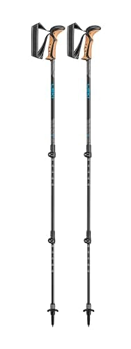 LEKI Khumbu Lite AS Trekking Poles - Aluminum Collapsible Lightweight Walking Poles for Hiking