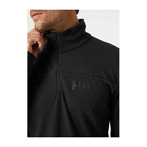 Helly-Hansen Mens HP 1/2 Zip Pullover, 982 Ebony, X-Large