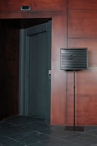 MasterVision Magnetic Changeable Letter Message Board with Floor Stand for Commercial, Wedding Halls, Funeral Homes, Confe...