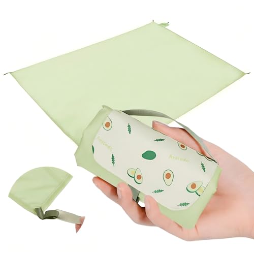 Fun Quest Picnic Blanket Waterproof – Packable Sand Proof Beach Blanket (0.42lb/0.66lb), Compact & Foldable, Fits in Pocke...