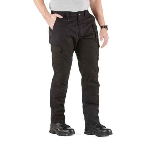 5.11 Tactical Men's ABR Pro Pants, Straight Fit, 9 Pockets, Comfort Waist, Style 74512, Black (New), 36W x 32L