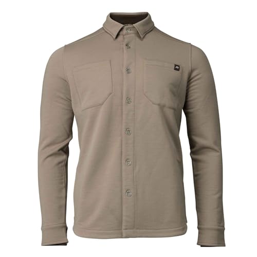 First Lite Men's Rugged Wool Field Shirt - Durable Merino Wool Hunting Midlayer