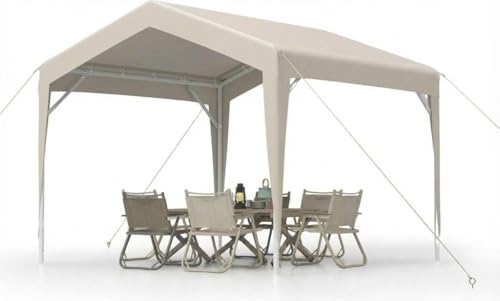 7 X 7 FT Pop Up Canopy,Portable Outdoor Canopy Tent with Rust-Resistant Frame & Waterproof UV Protection Canopy,Quick Setu...