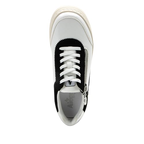 Alegria Women's Averie Zipper Platform Tennis Shoes