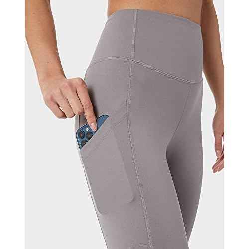 32 Degrees Women¡¯s High Waist Yoga Pants with Pockets | Workout Athletic Leggings