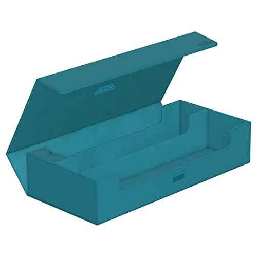 Ultimate Guard Superhive 550+, Deck Case for 550 Double-Sleeved TCG Cards, Petrol, Compatible with Boulders, Magnetic Closure & Microfiber Inner Lining