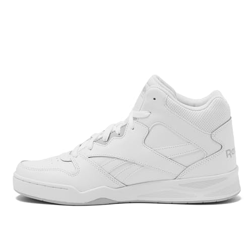 Reebok Men's Royal BB4500 Hi2 High Top Sneakers for Men, White/Light Solid Grey, 15 Extra Wide