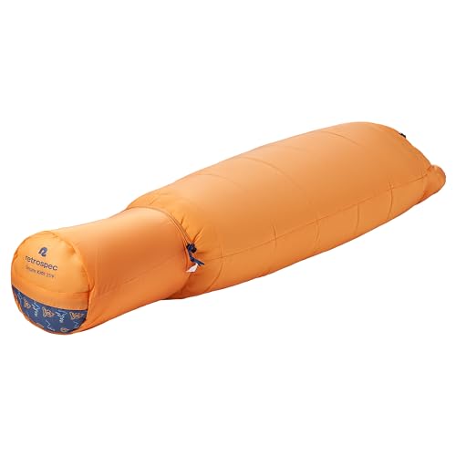 Retrospec Dream 25 Kids Sleeping Bag for Camping - Mummy Style, Water-Resistant, Lightweight 3lbs 3oz, Adjustable Length, ...